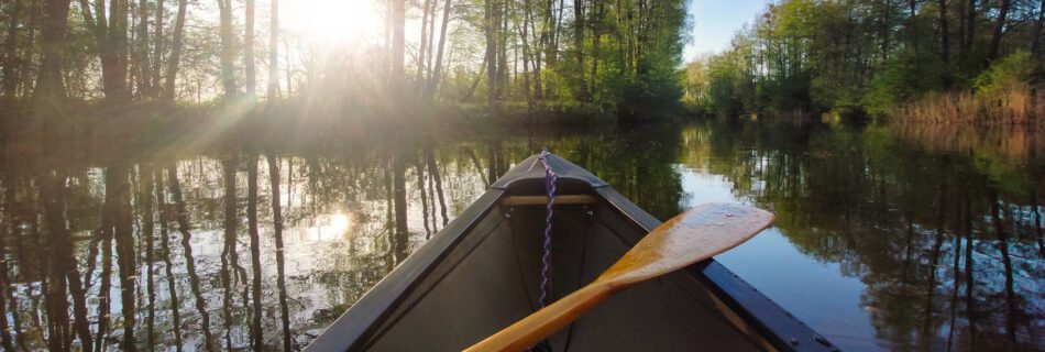 Kanu Kanadier auf der Havel bei Klein Quassow